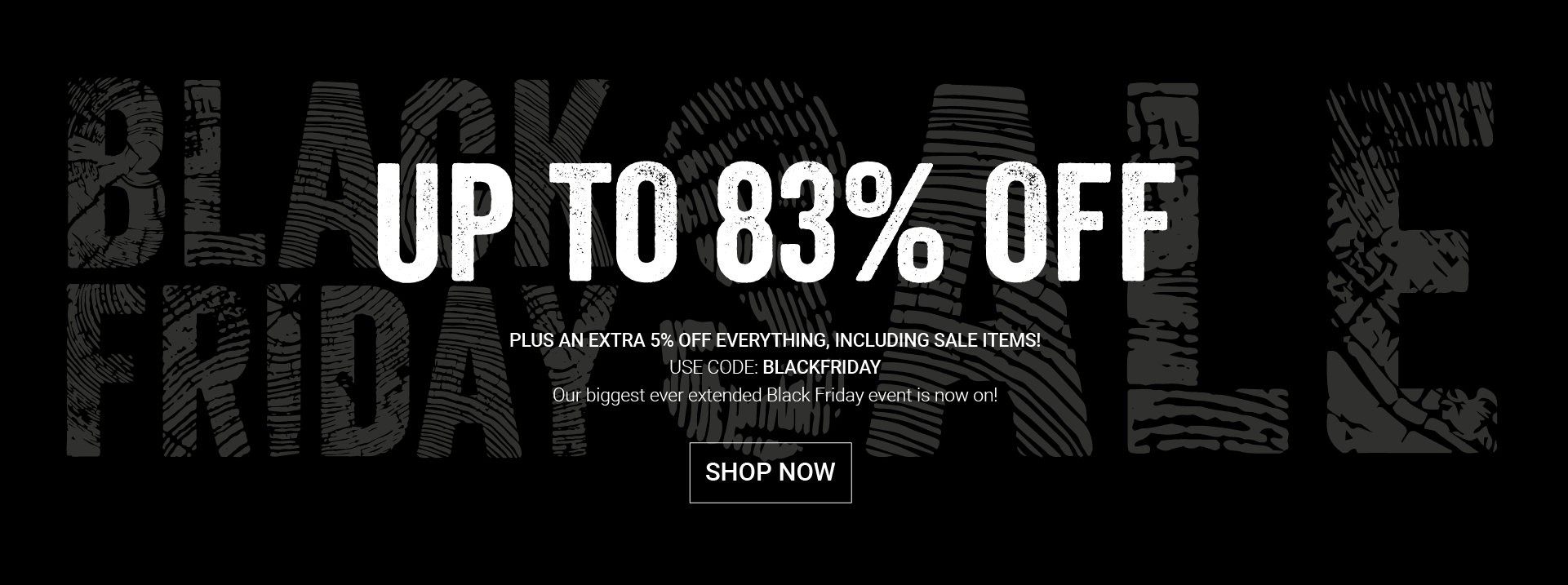 Up to 83% off